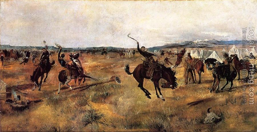Charles Marion Russell : Breaking Camp